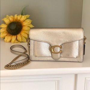 Coach Met Tabby Chain NWT ! Platinum ✨